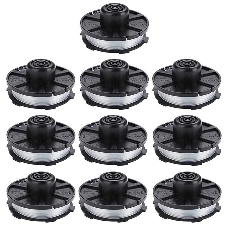 10PCS Wire Reels para Makita Lawn Mower Peça de Reposição Spool 196146-9 / 195858-1