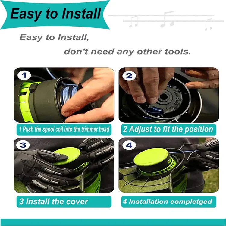 1Pc For Makita Akkusense Lawn Mower Spool Nylon Wire Reel Replacement Part, 196146-9 / 195858-1