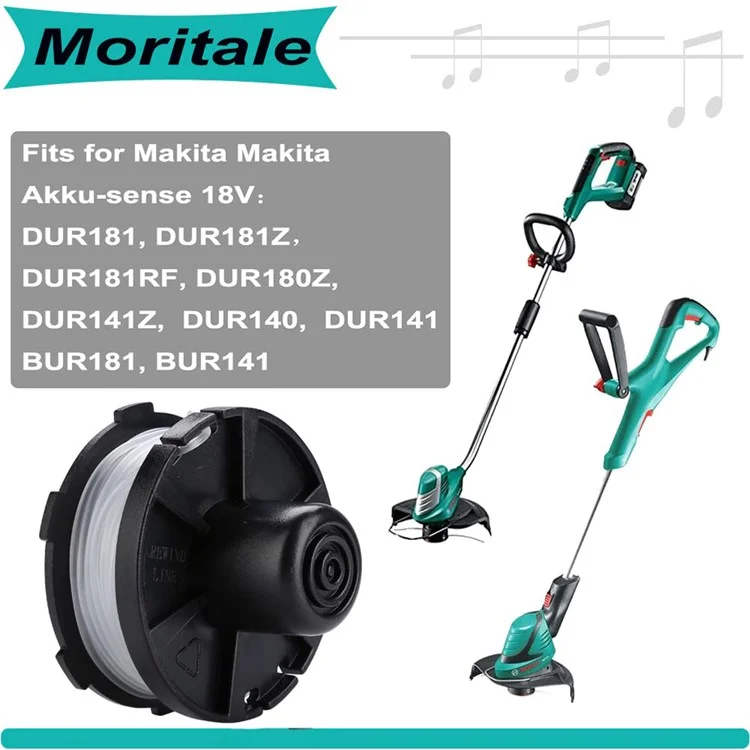 1Pc For Makita Akkusense Lawn Mower Spool Nylon Wire Reel Replacement Part, 196146-9 / 195858-1