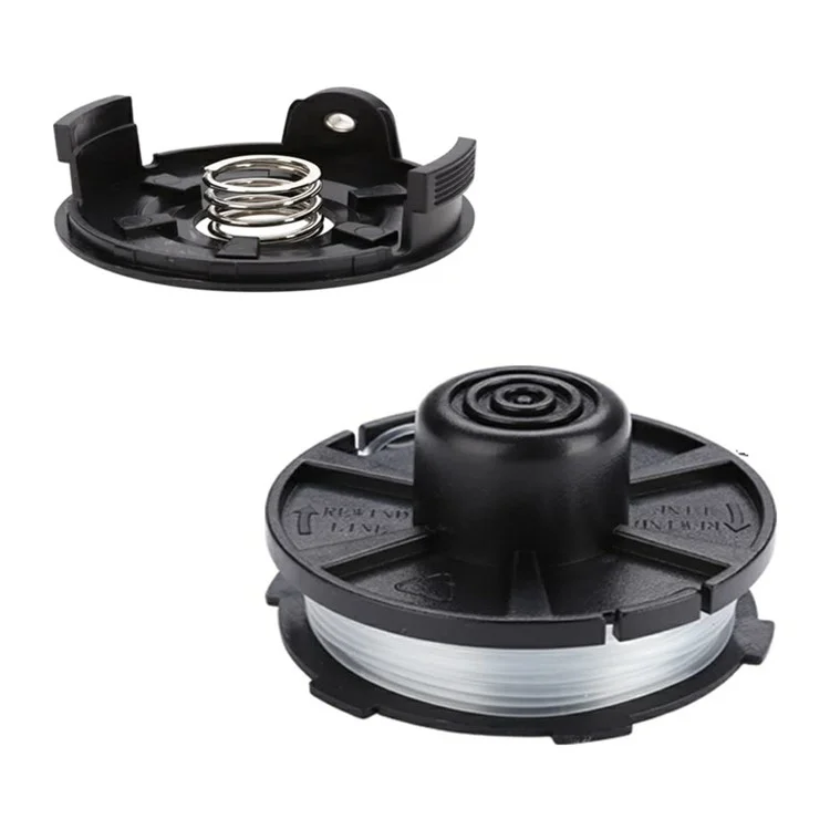 Para Makita Akkusense DUR181Z / DUR181RF / DUR181 cortacésped 1 carrete de hilo + 1 tapa de carrete + 1 resorte