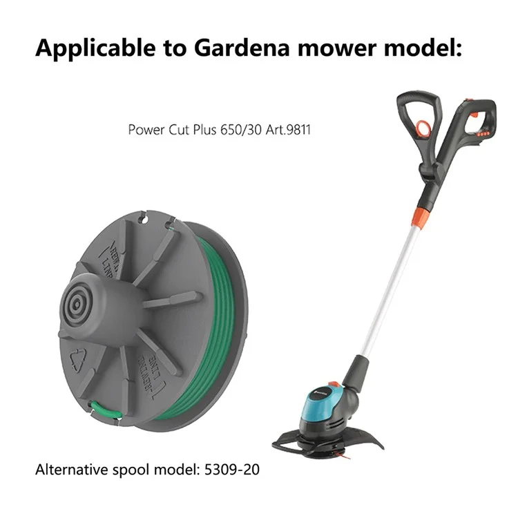 6 pezzi per giardino 5309-20 Bobine di ricambio per tosaerba Parte di tagliabordi Bobine di filo per erba