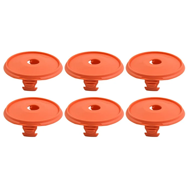 6 Peças ABS Linha de Corte Trimmer Capa de Reposição Bobina Tampa para Gardena Easycut 400 Art.8846 