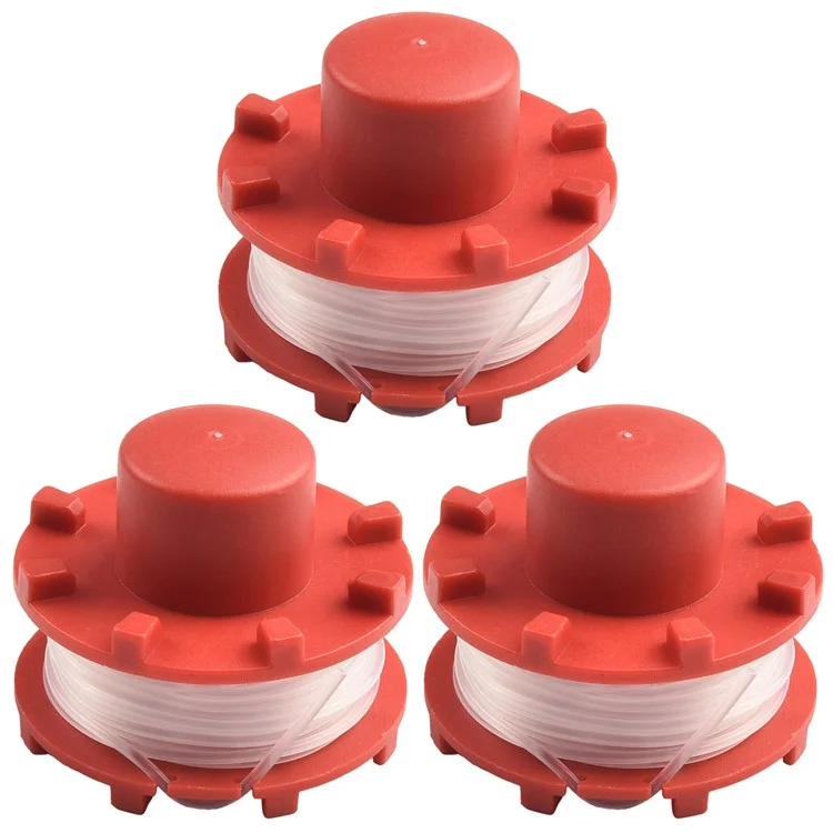 3 Carretéis de fio para Replacement Spools Part 3405096 da Einhell Lawn Mower 