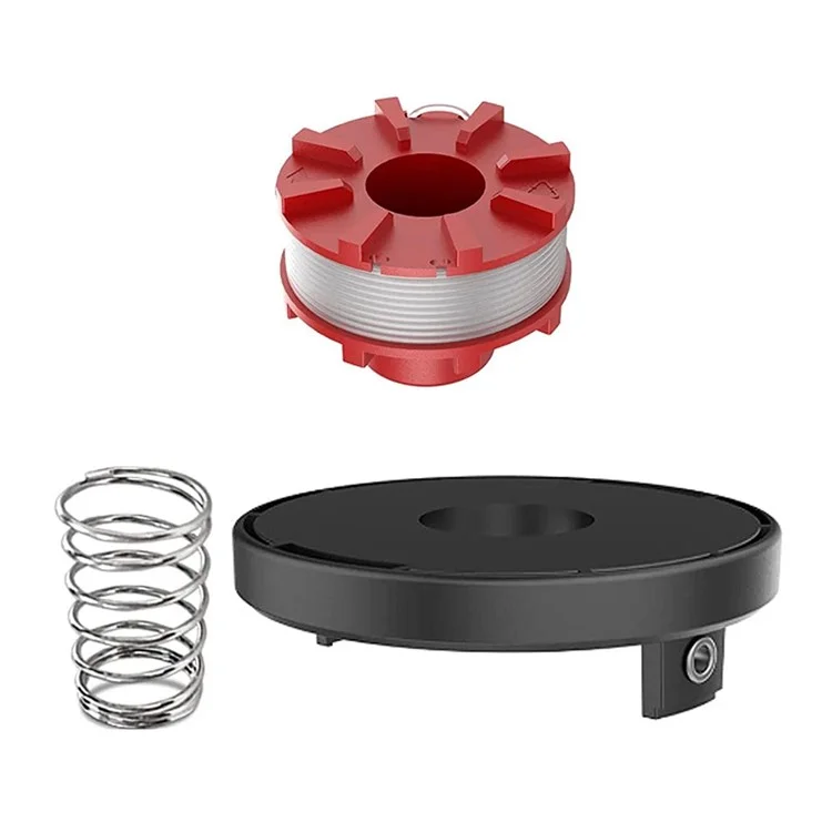 For Einhell CE-CT 36  /  30 Li E-Solo  /  Agillo 36  /  255 BL  /  Agillo 18  /  200 Lawn Mower Spool + Cap + Spring Set