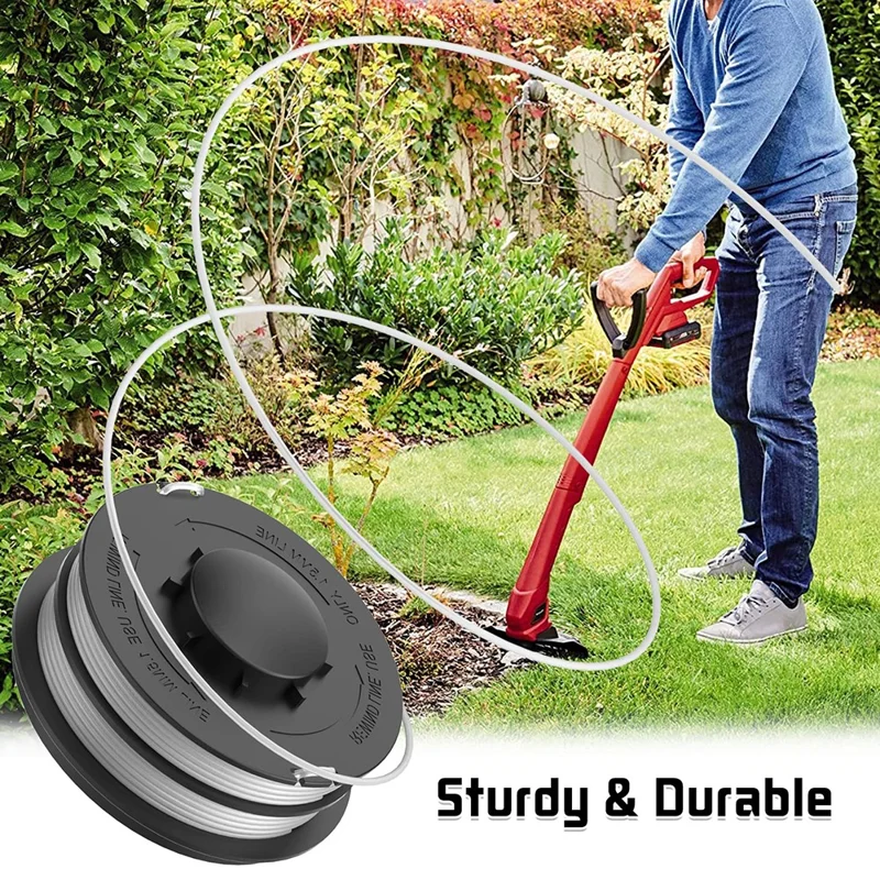 12Pcs Wire Reels for Einhell TLE-02 Lawn Mower Replacement Spools Spare Part, 3405685