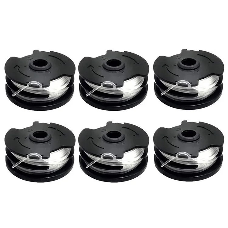 6 Unidades de Bobinas para Enrolos de Fio de Cortador de Grama da Parkside, TLP-01