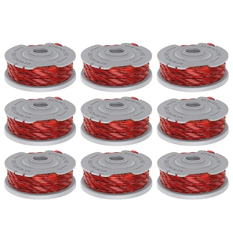 9 carretes para cortacésped Flymo Contour XT / Contour 500XT, recambio de carrete Fly047 510747890