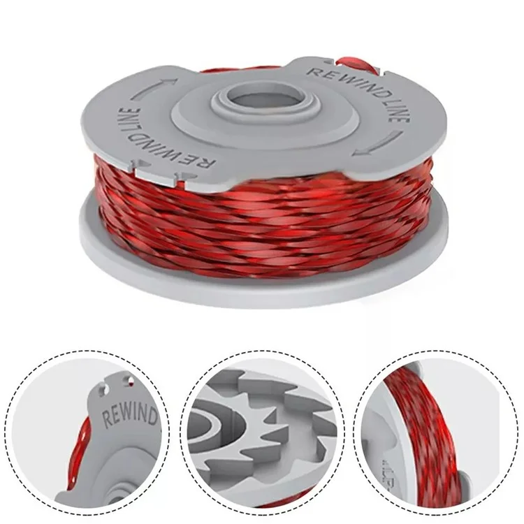 4 carretes de cable para cortacésped Flymo Contour XT / Contour 500XT, FLY047 510747890