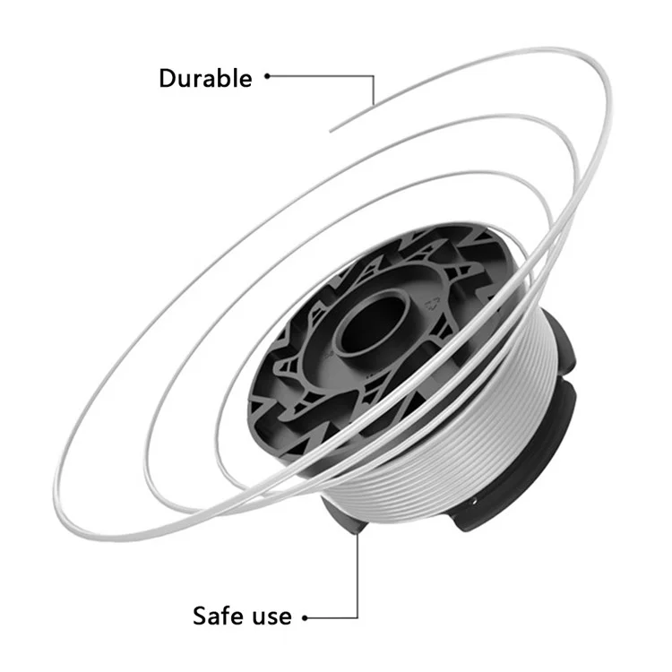 Lawn Mower Part for Black & Decker GH400  /  GH500  /  GH600 Replacement Spool + Cap + Spring, AF-100-3ZP+RC-100-P