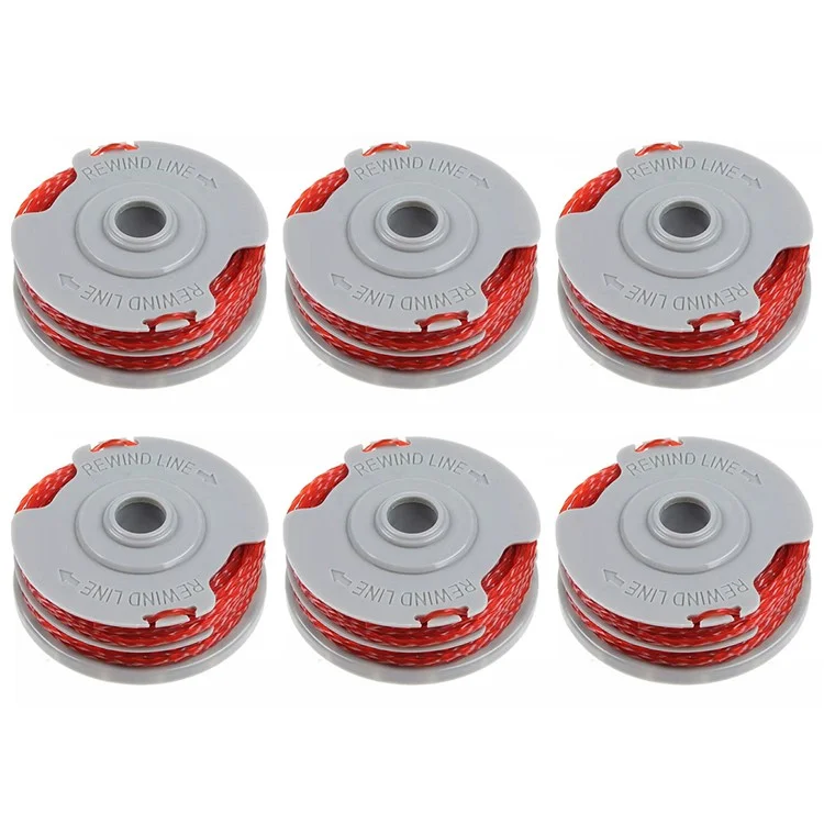 6 Ersatz-Spulen für Flymo Contour 500XT / Power Trim 500XT Rasenmäher-Draht-Rollen, FLY021 / 513937190
