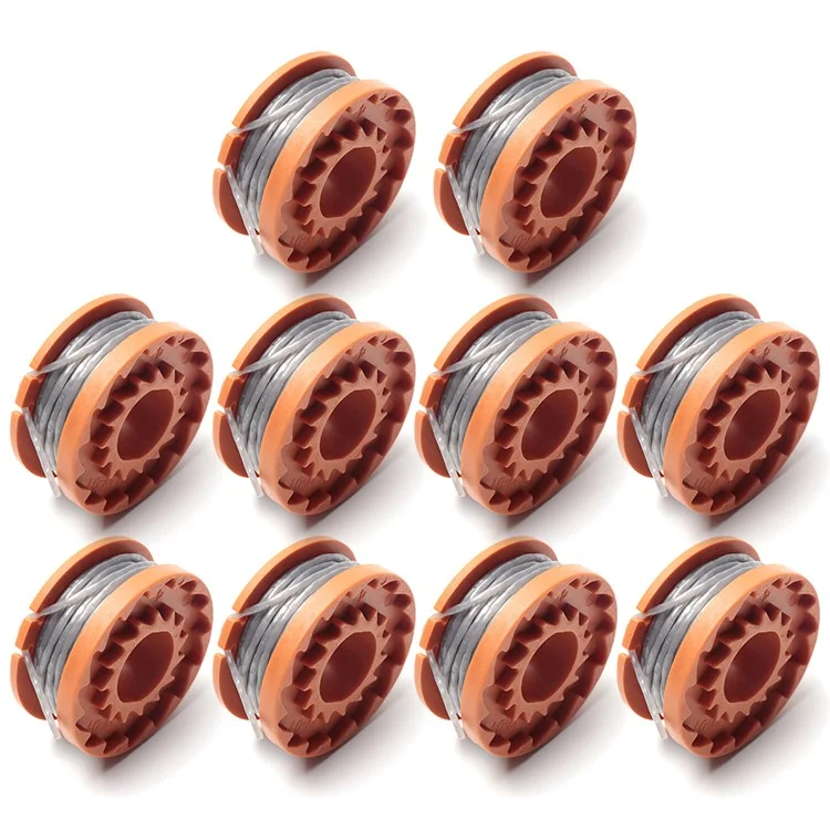 10Pcs Pour Spear et Jackson / Mac Allister / Qualcast / Worx Garden Lawn Mower Line Spool Spare Part