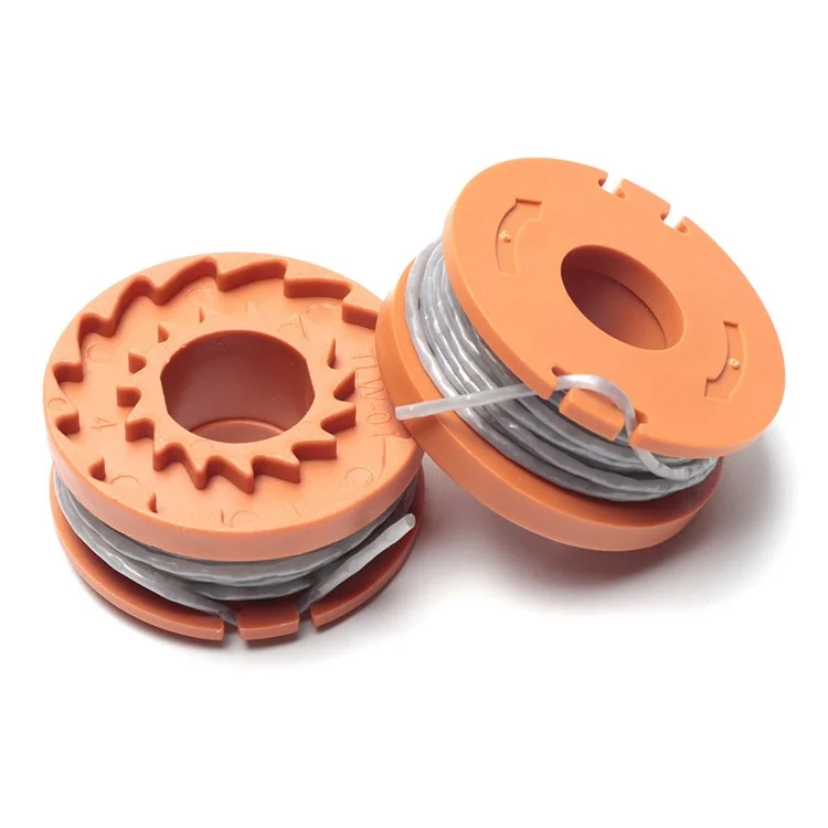 Lawn Mower Parts for Spear and Jackson / Mac Allister / Qualcast / Worx 6 Spool + Spool Cap TLW-01-1