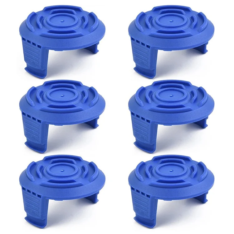 6PCS Segadora de Césped Spool Caps TLW-01-1 para Spear & Jackson / Mac Allister / Qualcast / Worx