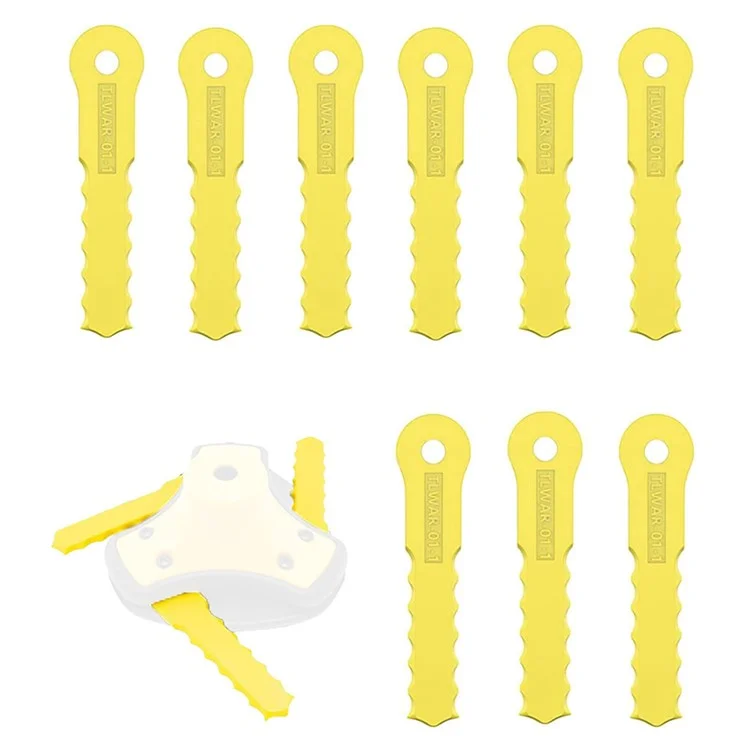 9Pcs 70289-1 Cutter Blades for Weed Warrior Lawn Mower Replacement Parts
