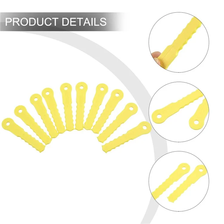 9Pcs 70289-1 Cutter Blades for Weed Warrior Lawn Mower Replacement Parts