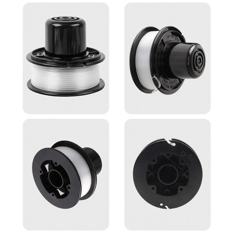 10Pcs For Black & Decker ST1000 / ST3000 / ST4000 / ST4500 Lawn Mower Nylon Rope Spools, RS-136-BKP