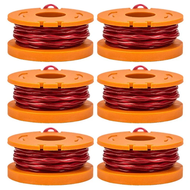 Pour Worx Lawn Mower WA0010 Spools Pièces de rechange Bobines de fil (6 pièces)