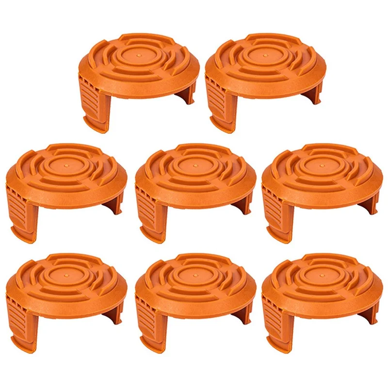 8Pcs For Worx WG150 / WG151 / WG163 / G165 Lawn Mower ABS Spool Cap Spare Parts, WA6531
