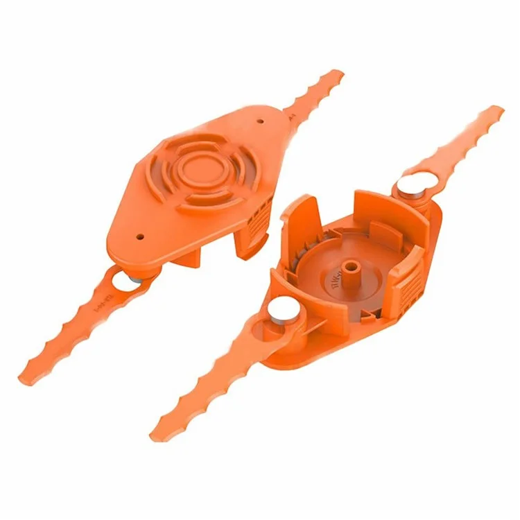 For Worx WG150 / WG151 / WG163 / G165 Lawn Mower Cutter Head + 12 Plastic Blades, TLW-01-2