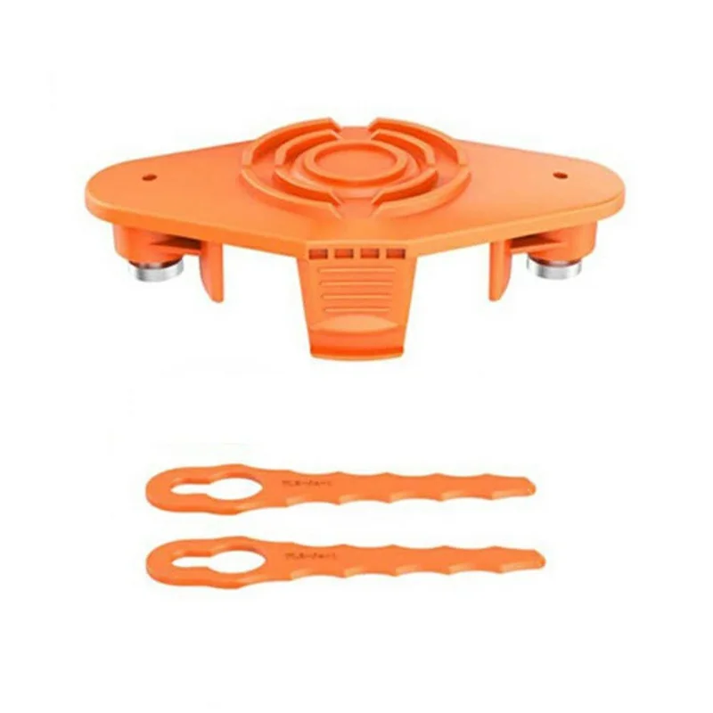 TLW-01-2 Lawn Mower Parts For Worx WG150 / WG151 Lawn Mower Cutter Head + 2 Plastic Blades