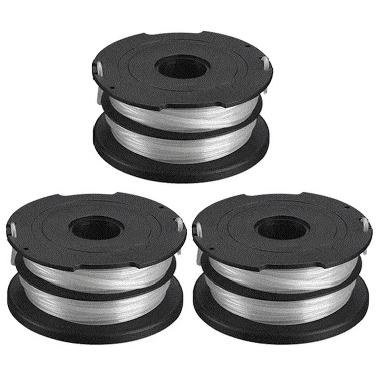 3Pcs For Black & Decker GH710 / GH700 / GH750 Line Spools Lawn Mower Line Reels, DF-065-BKP