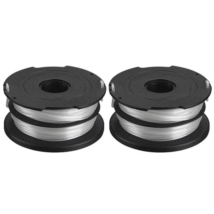 2 Pezzi per Black & Decker GH700 / GH710 / GH750 Lawn Mower Nylon Rope Spools Parts, DF-065-BKP