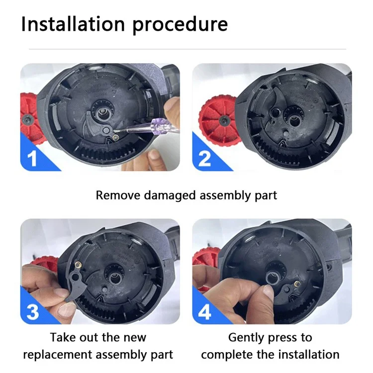4Pcs para Black & Decker Cortadora de Grama 90567077 Acessório de Linha de Aparador