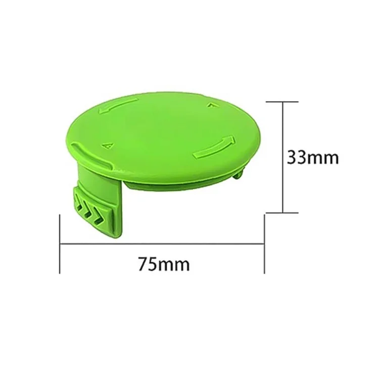 4Pcs 3411546A-6 For Greenworks 21362 / 21132 / 21242 Lawn Mower ABS Spool Cap