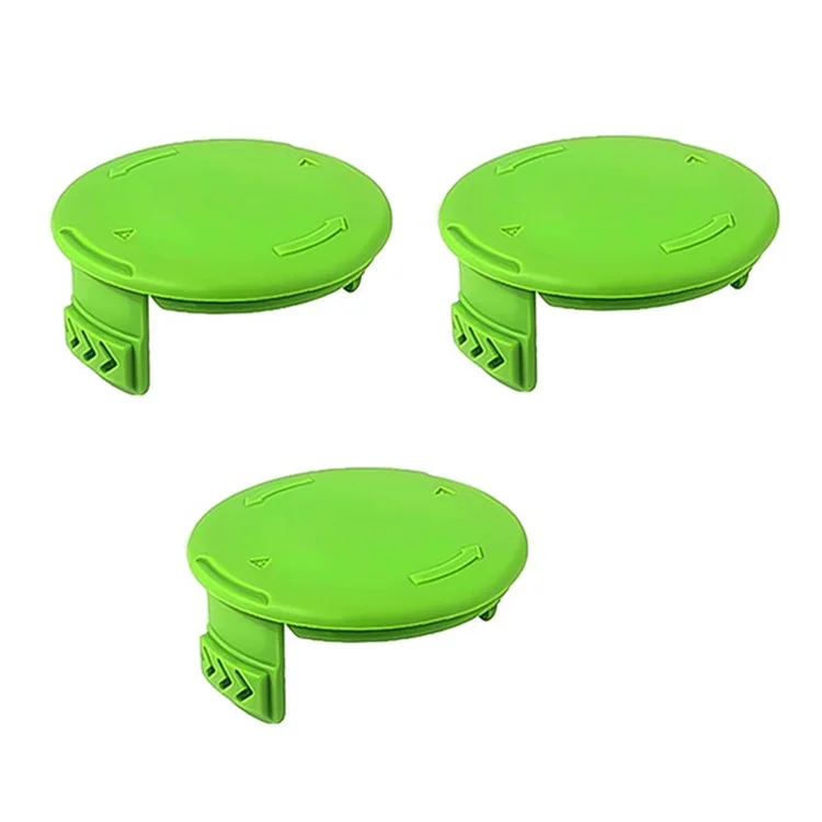 3Pcs 3411546A-6 For Greenworks BST4000 / ST40L00 / 2100702 Lawn Mower Spool Cap Replacement Part