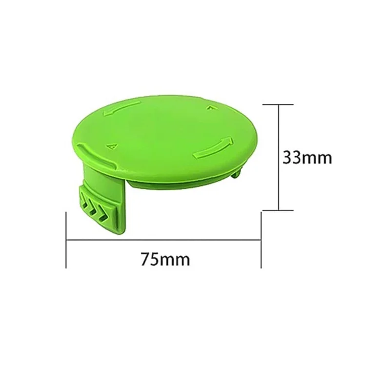 3Pcs 3411546A-6 For Greenworks BST4000 / ST40L00 / 2100702 Lawn Mower Spool Cap Replacement Part