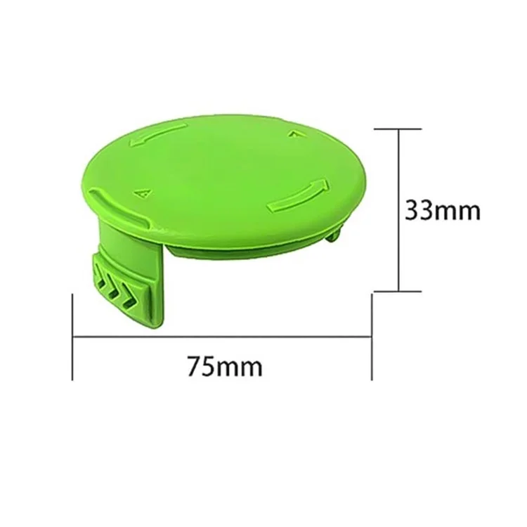 2Pcs Lawn Mower Spool Cap for Greenworks BST4000  /  ST40L00  /  2100702 Replacement Spool Cover, 3411546A-6