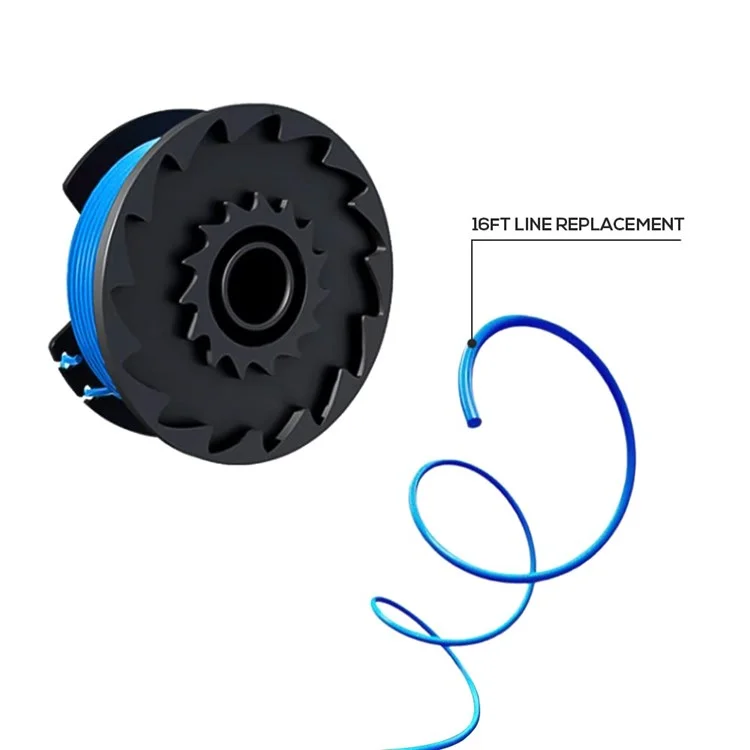 For Greenworks BST4000  /  ST40L00  /  2100702 Lawn Mower 4 Line Spool + 1 Spool Cap, 29252&29092
