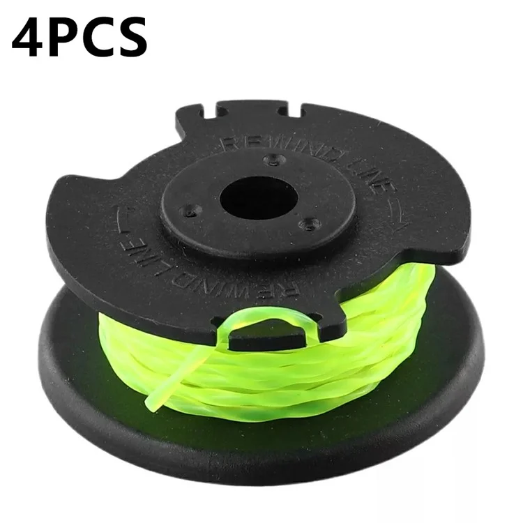 4Peças para Ryobi RLT36B33 / RY36LT33A-0 36V Grama Aparador Linha Bobinas Cortador de Grama Nylon Rope Bobina, RAC143