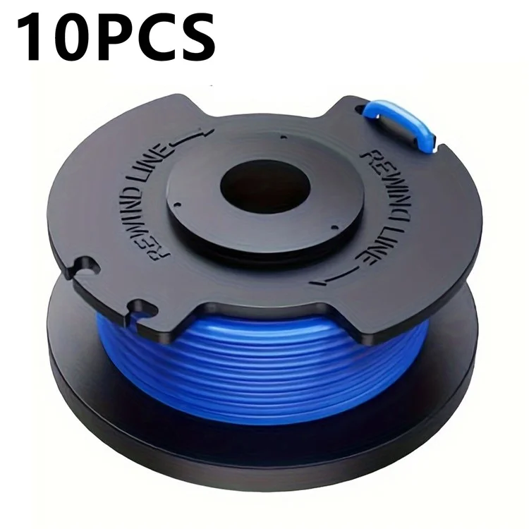 10 Stück für Ryobi 18V / 24V / 40V Rasenmäher Nylon-Seilspulen, AC14RL3A