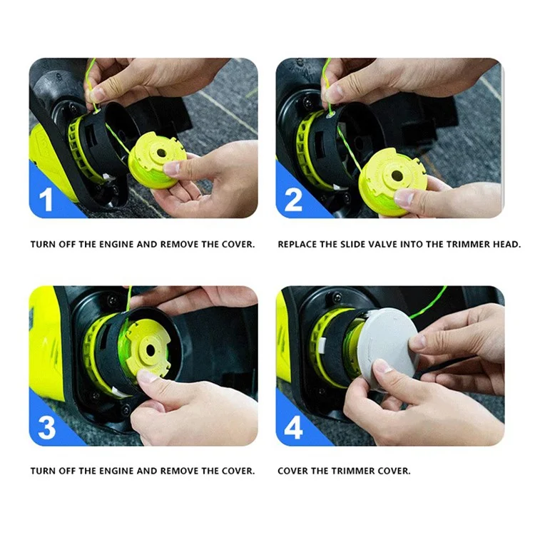 Trimmer String Line per Ryobi Lawn Trimmer Wire Reel Replacement AC80RL3 Spool