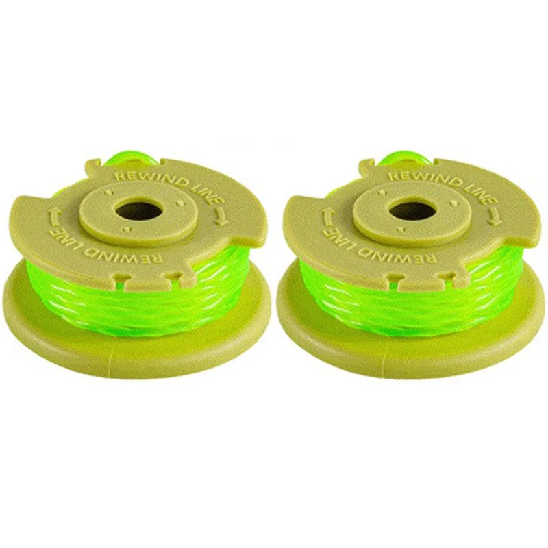 2PCS Nylon Wire Reels Replacement Spools for Ryobi Lawn Trimmer AC80RL3 Trimming Rope