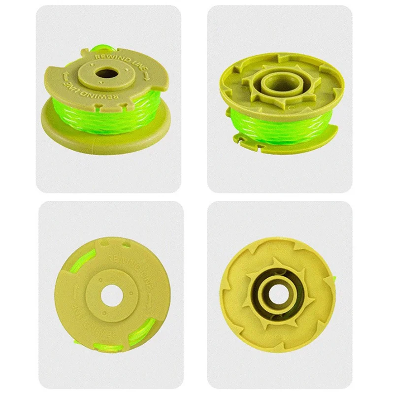 2PCS Nylon Wire Reels Replacement Spools for Ryobi Lawn Trimmer AC80RL3 Trimming Rope