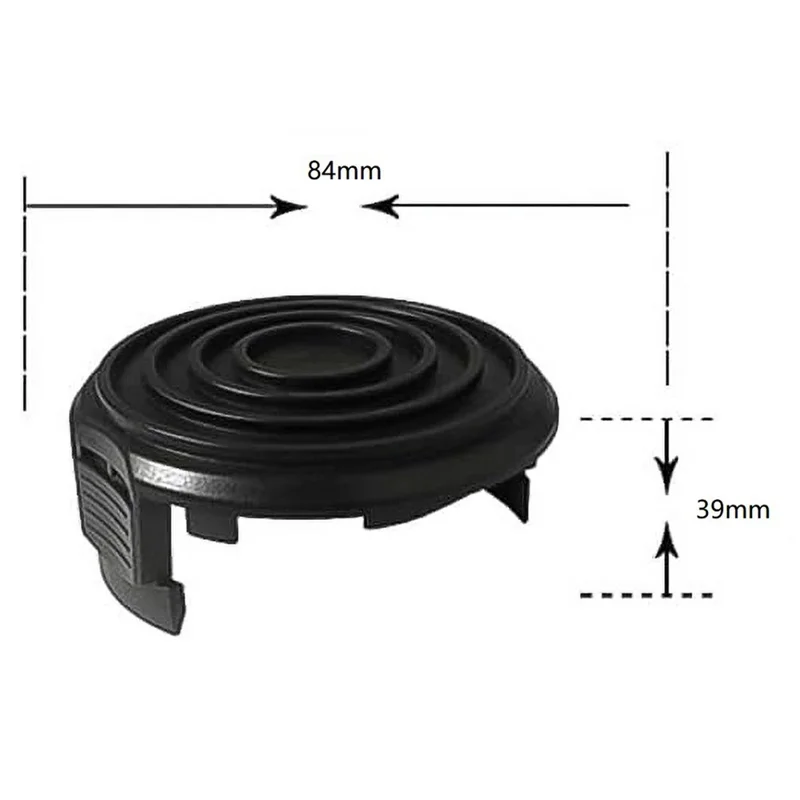 6Pcs WA0014 Line Spools + 1Pc WA0037 Spool Cap Replacement Set for Worx WG168 / WG184 / WG190 / WG191