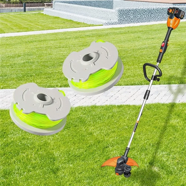 6 Stück Worx Rasentrimmer-Nylonfadenspulen WA0014 Rasenmäher-Spulen