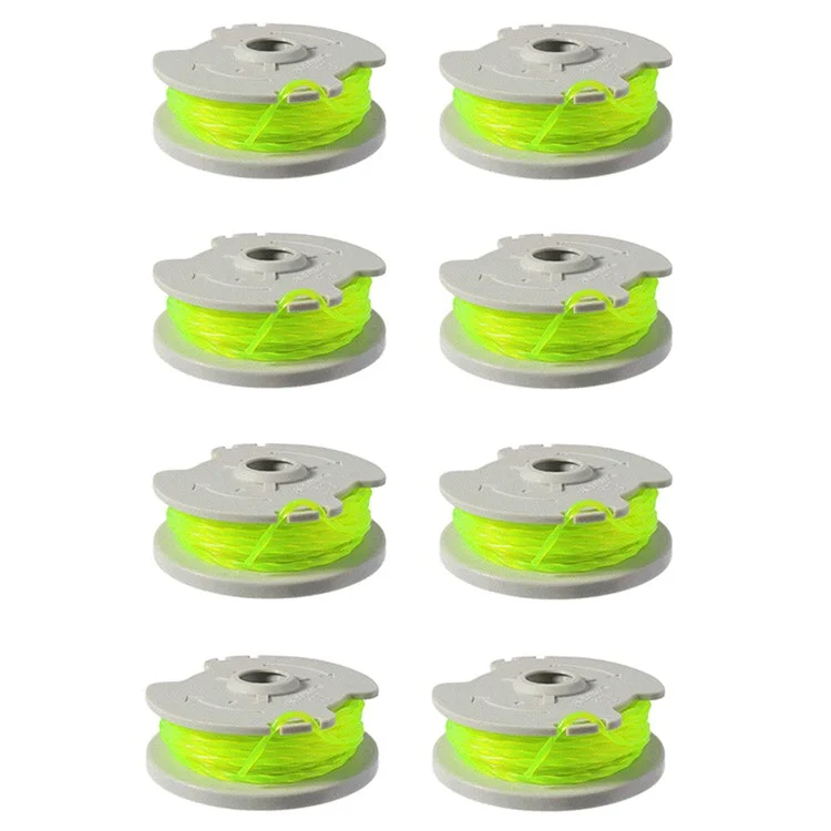 8PCS Remplacement Fils Bobines pour Worx Tondeuse à Gazon Bobines WA0014