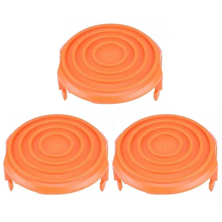 3PCS Pour Worx Tondeuse à Gazon Couvercle de Bobine Capuchon 50019417 Bobine de Fil Capuchon ABS