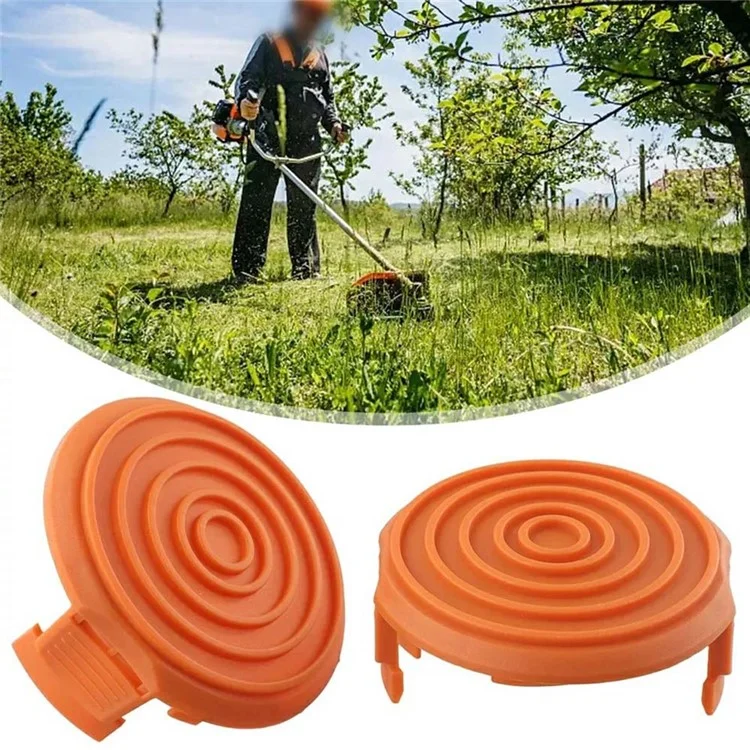 3PCS Pour Worx Tondeuse à Gazon Couvercle de Bobine Capuchon 50019417 Bobine de Fil Capuchon ABS