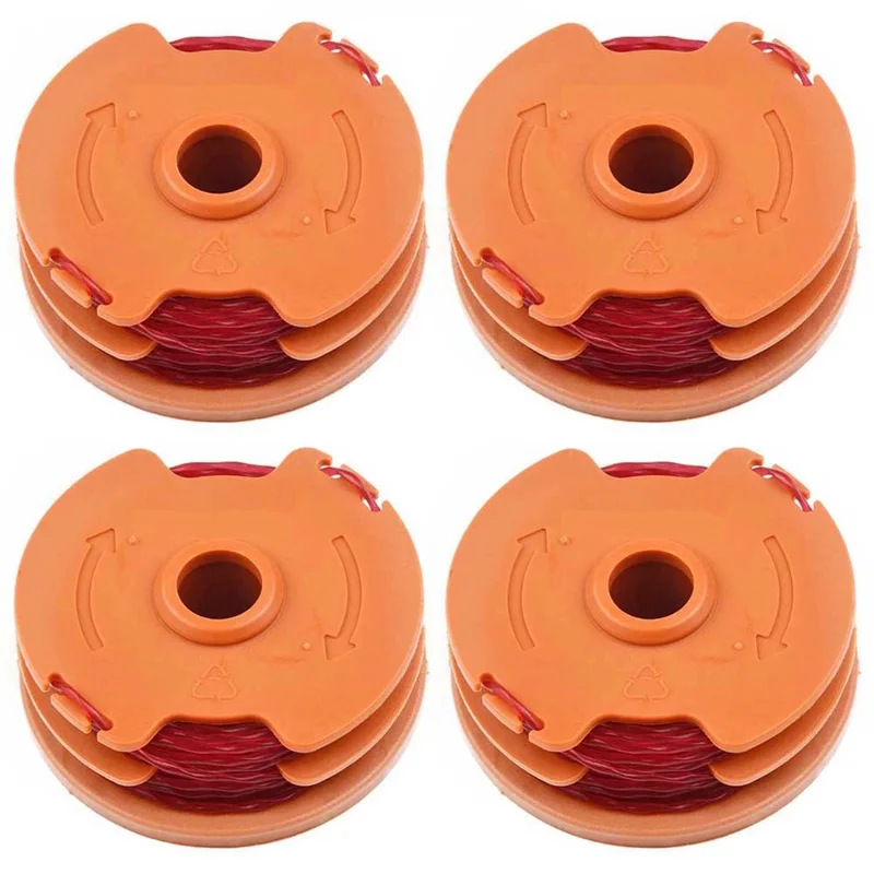 4PCS For Worx Lawn Mower Spools WA0007 Lawn Trimmer Wire Reels