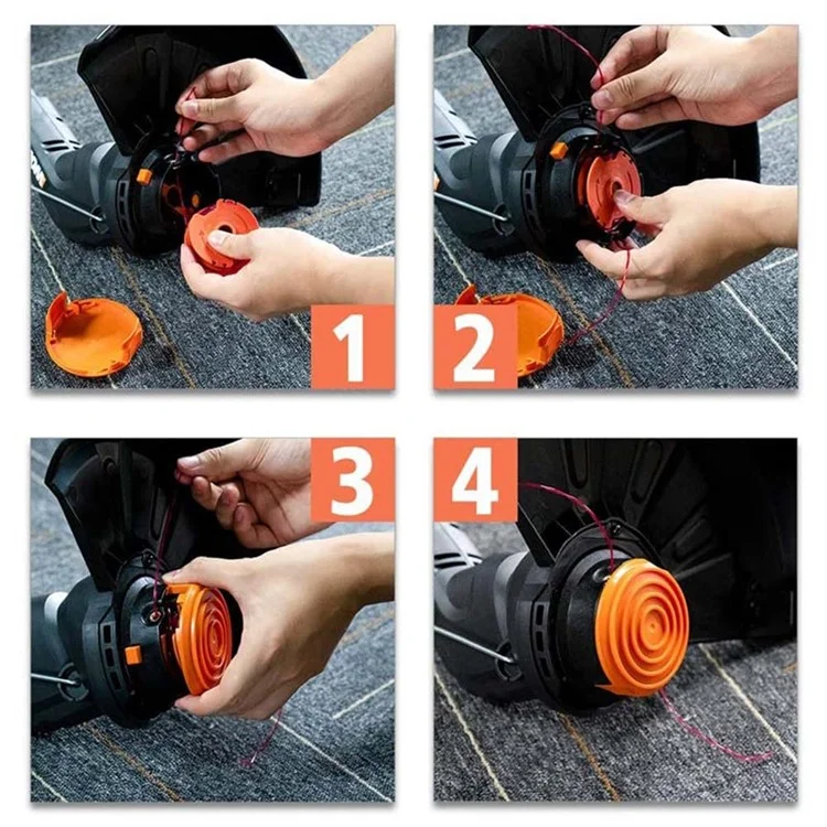 8 штук на замену катушек для тримминга газонов Worx, wholesale-спулы WA0007