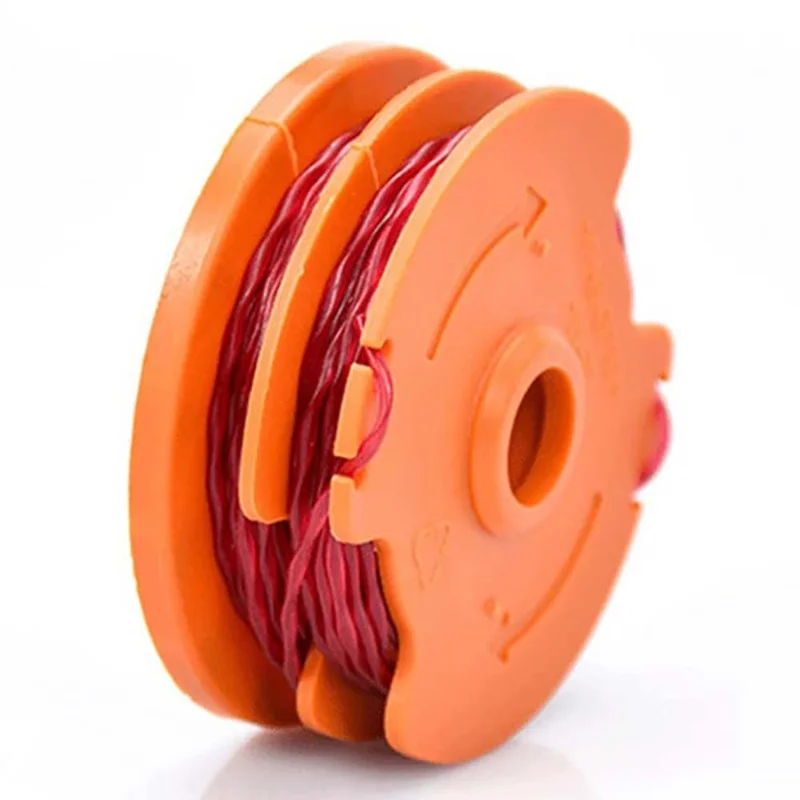 2 Pieces Lawn Trimmer Wire Reels for Worx Lawn Mower Spools WA0007