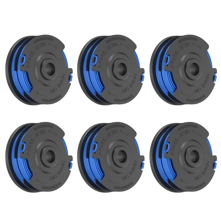 6Pcs for Greenworks 21212 / 21272 Lawn Mower Replacement Line Spools, 29082 / 29242