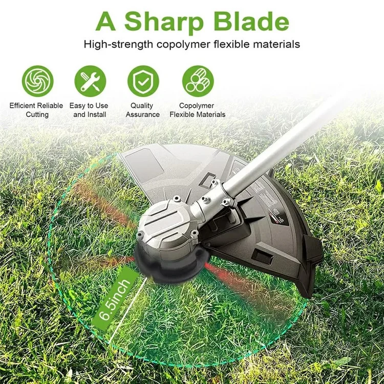 32Pcs for Aero-Flex Lawn Mower Yellow+Red Flexible Line Blades Grass Trimmer Parts, TLA-01 / TLA-02