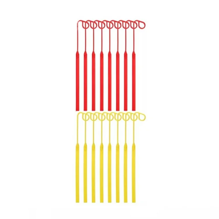 16Pcs for Aero-Flex Lawn Mower Yellow+Red Flexible Line Blades Replacement Parts, TLA-01 / TLA-02