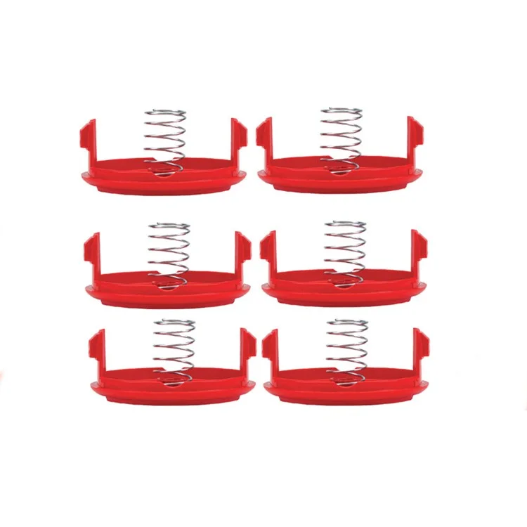 Para Craftsman 6 Tampas de Bobina + 6 Molas Peças de Reposição para Cortador de Grama, CMZST120SC