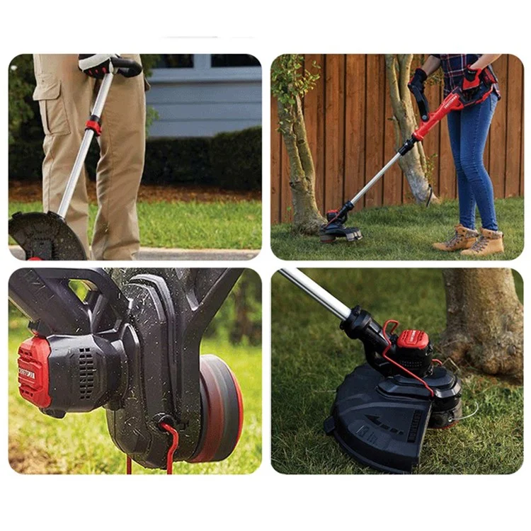 Para Craftsman 6 Tampas de Bobina + 6 Molas Peças de Reposição para Cortador de Grama, CMZST120SC